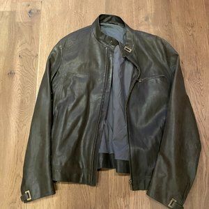Zegna Men's Leather Jacket